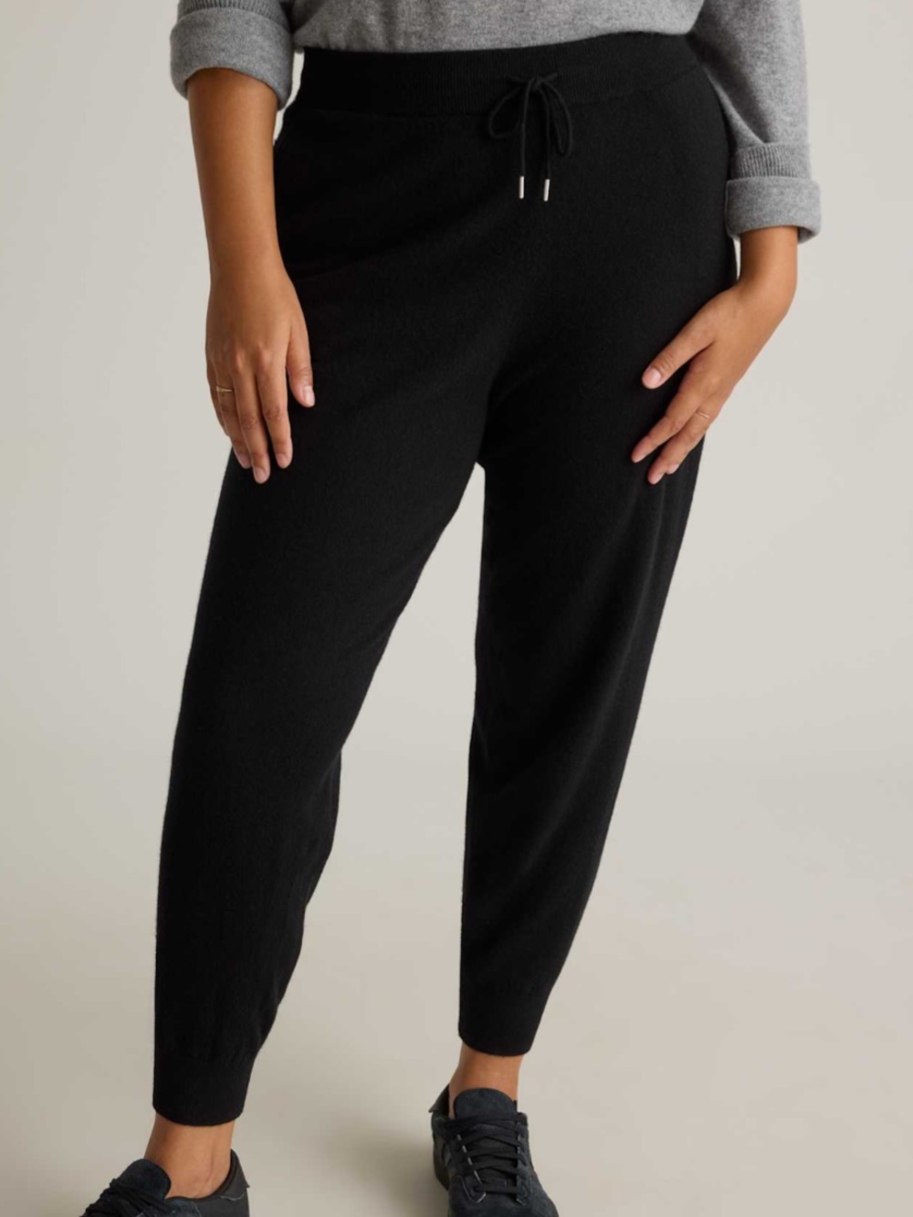 Quince Cashmere Sweatpants Black XS NWT